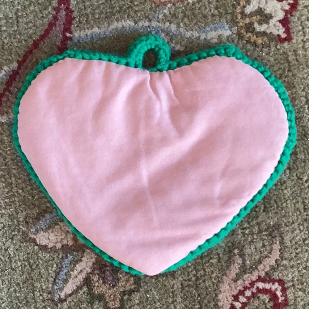 Whimsical WATERMELON 🍉 Crocheted Pot Holder VNPLVC
